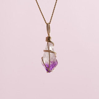 Amethyst to Calm Your Mind - Crystal Charm