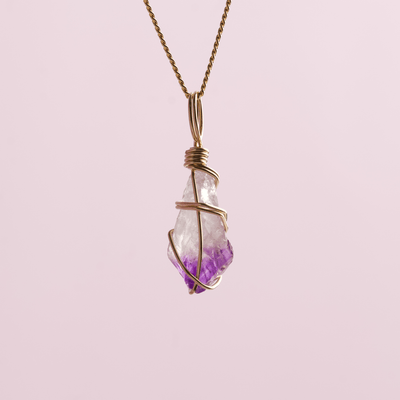 Amethyst to Calm Your Mind - Crystal Charm