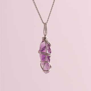 Amethyst to Calm Your Mind - Crystal Charm