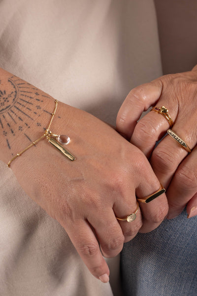 Clear Quartz Droplet - April Birthstone