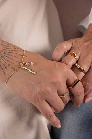 Lumen Bracelet - Engravable, 18k Gold Vermeil