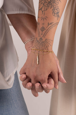 Lumen Bracelet - Engravable, 18k Gold Vermeil