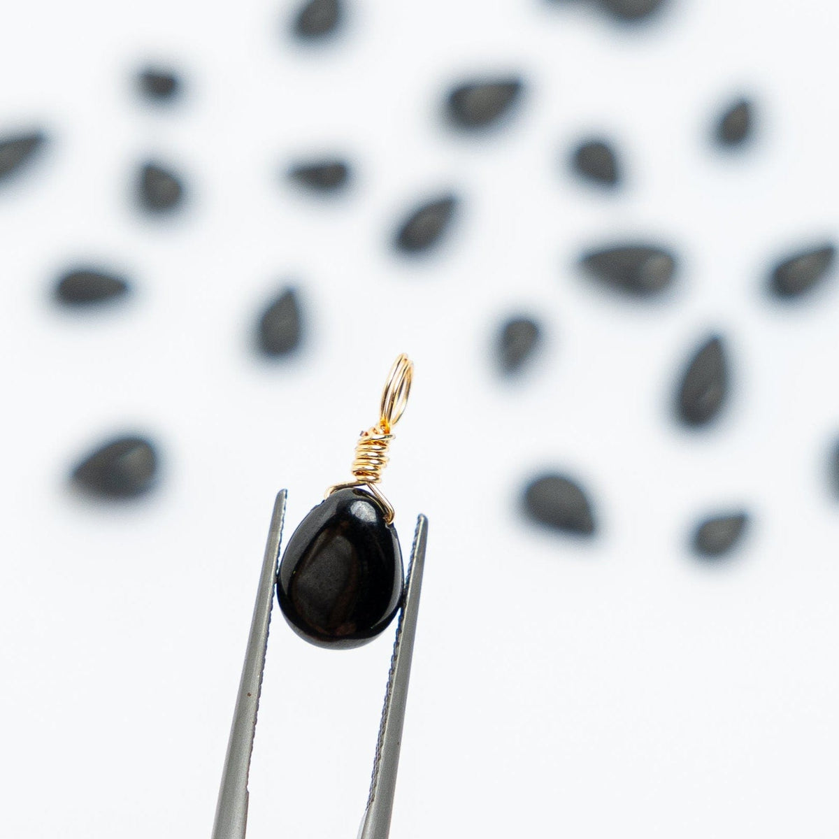 Black Spinel for Strong Boundaries - Crystal Charm
