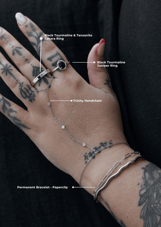 Juniper Ring Black Tourmaline