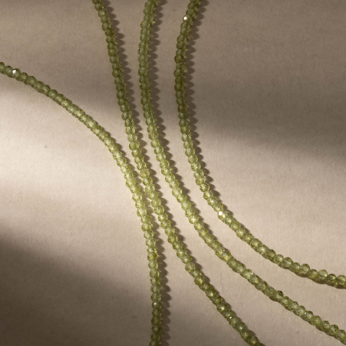 Peridot for Abundance - Crystal Beaded Necklace