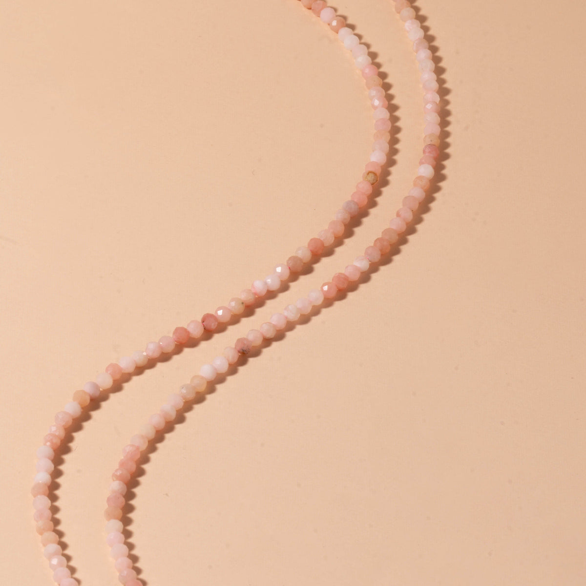 Pink Opal for Compassion - Crystal Beaded Bracelet