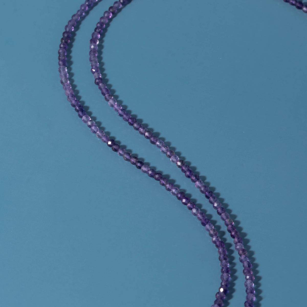Amethyst for Calming Energy - Crystal Beaded Anklet