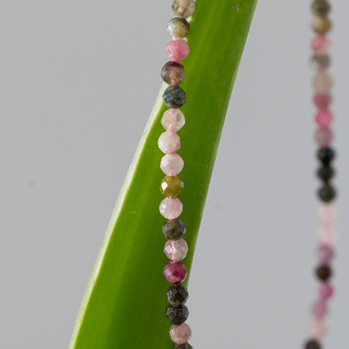 Mixed Tourmaline for Self Care - Crystal Beaded Necklace