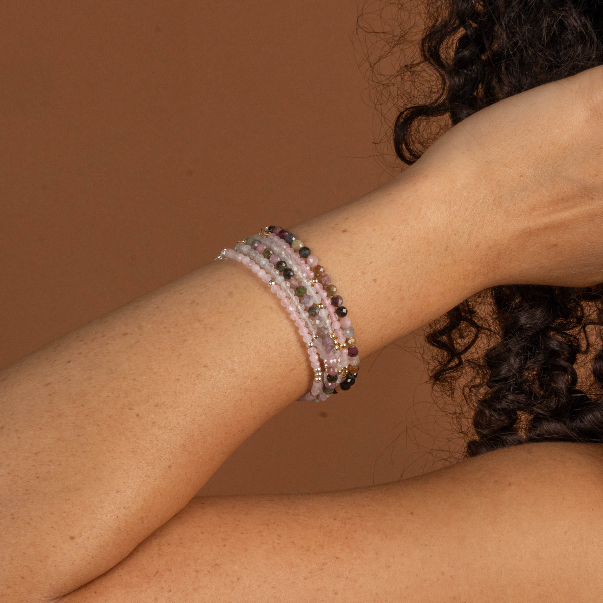 Rose Quartz for Self Love - Crystal Beaded Bracelet
