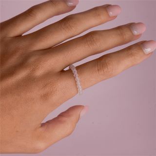 Moonstone for New Beginnings | Crystal Beaded Ring
