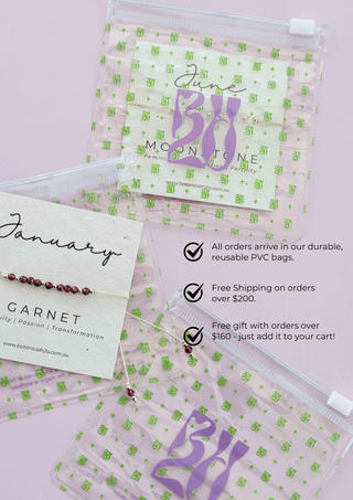 Adjustable Birthstone Bracelet