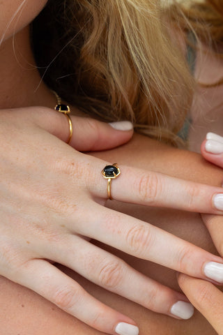 Juniper Ring Black Tourmaline