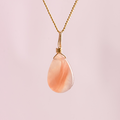 Botswana Agate for Emotional Grounding - Crystal Charm