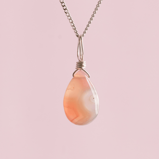 Botswana Agate for Emotional Grounding - Crystal Charm