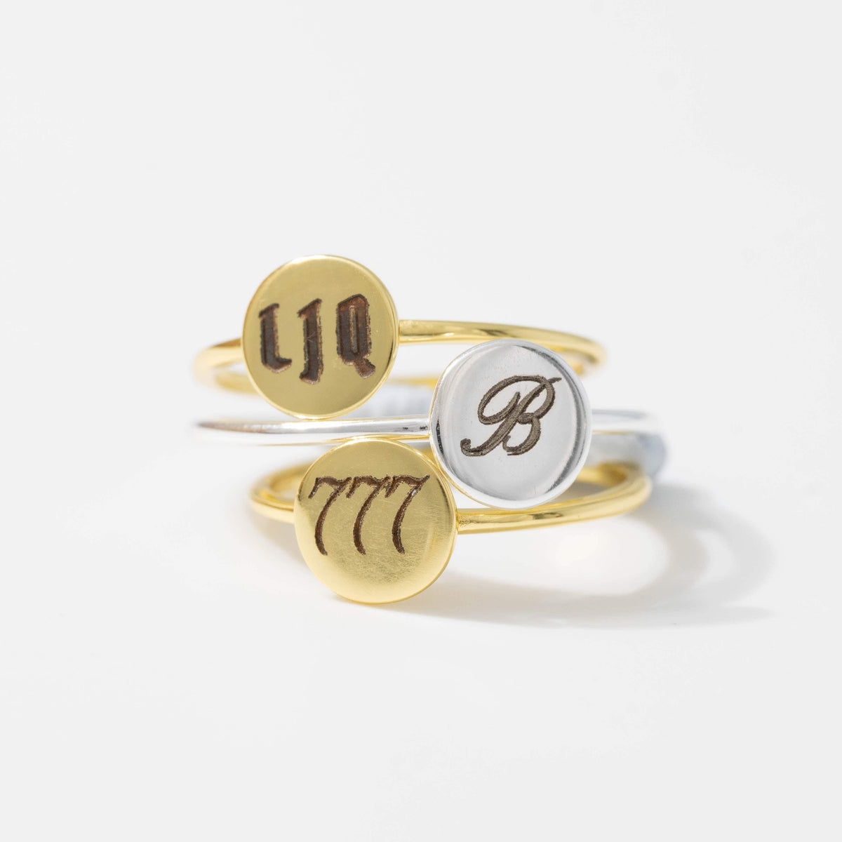 Amity Round Ring - Engravable