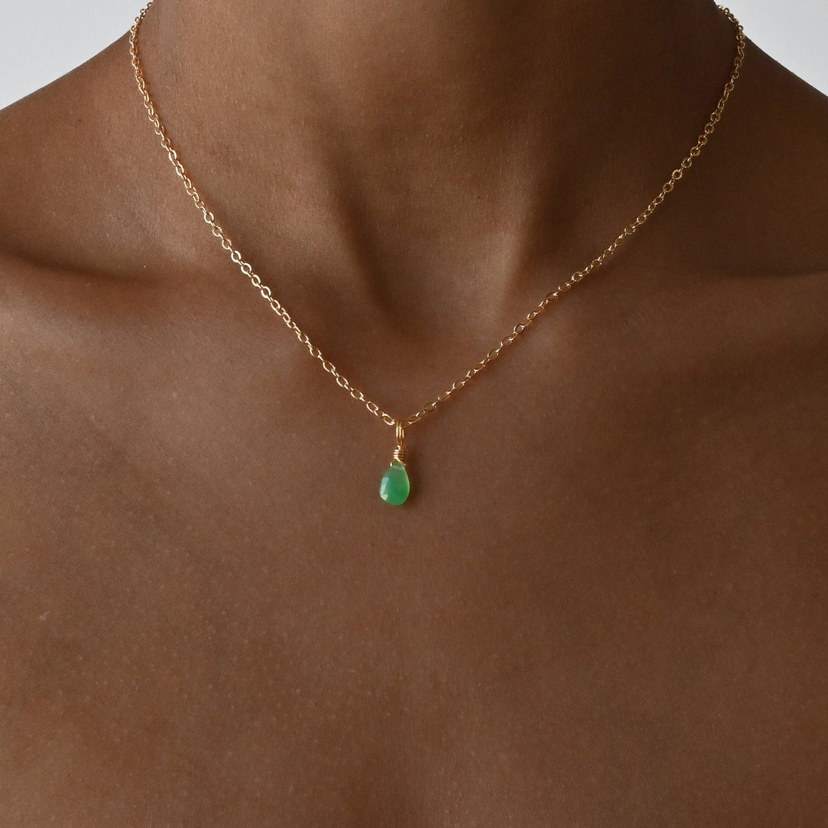 Chrysoprase for Letting Go - Crystal Charm