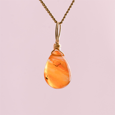 Carnelian to Get Your Spark Back - Crystal Charm