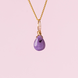 Russian Charoite for Emotional Release - Crystal Charm