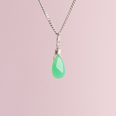 Chrysoprase for Letting Go - Crystal Charm