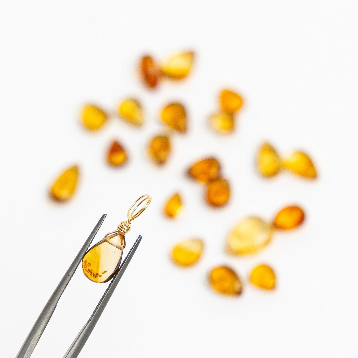 Citrine to Call In Wealth - Crystal Charm