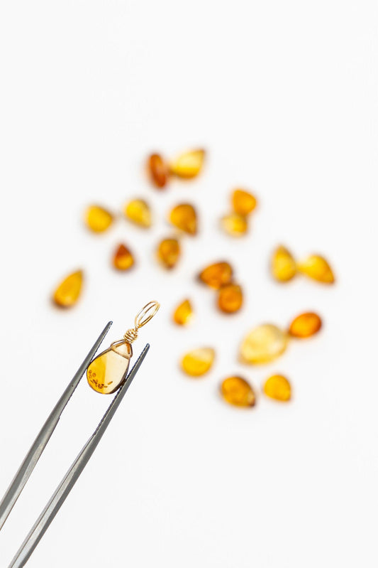 Citrine Droplet - November Birthstone