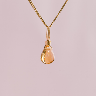 Citrine to Call In Wealth - Crystal Charm