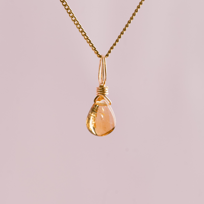 Citrine to Call In Wealth - Crystal Charm