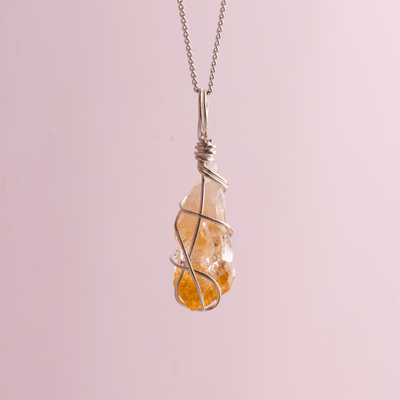 Citrine to Call In Wealth - Crystal Charm