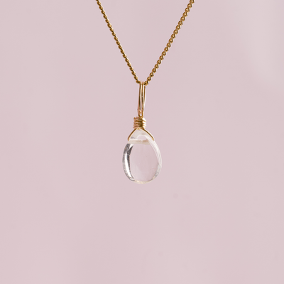 Clear Quartz for Clear Mind - Crystal Charm