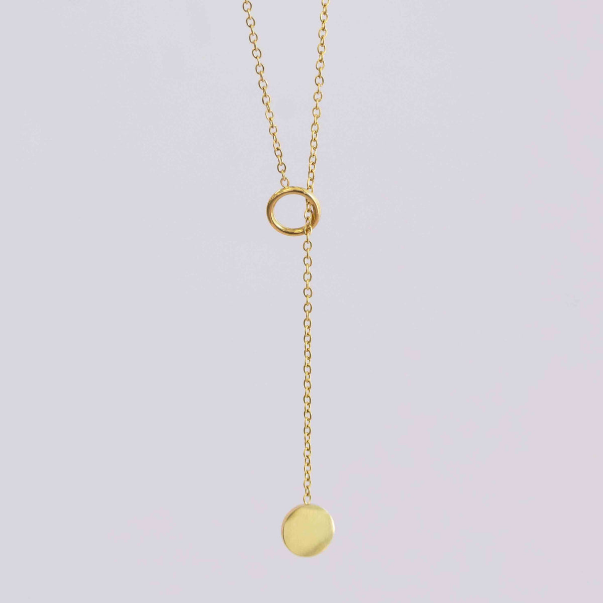 Halo Lariat Necklace