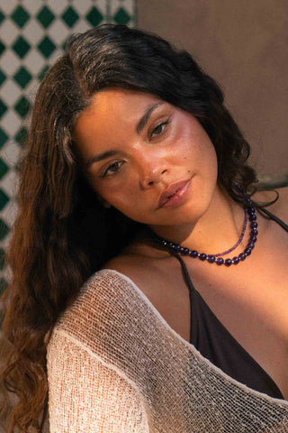 Veil Beaded Necklace