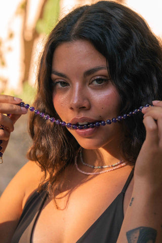 Veil Beaded Necklace