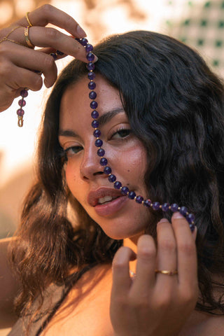 Veil Beaded Necklace