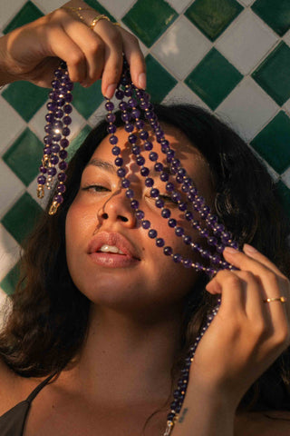 Veil Beaded Necklace