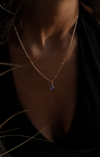 Tanzanite for Higher Insight - Crystal Charm