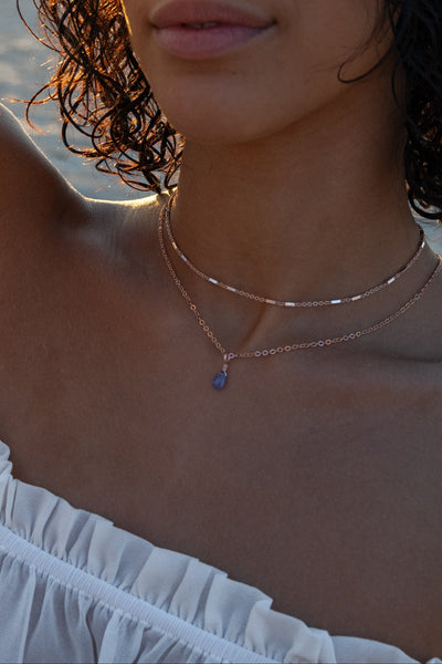 Tanzanite Droplet - December Birthstone