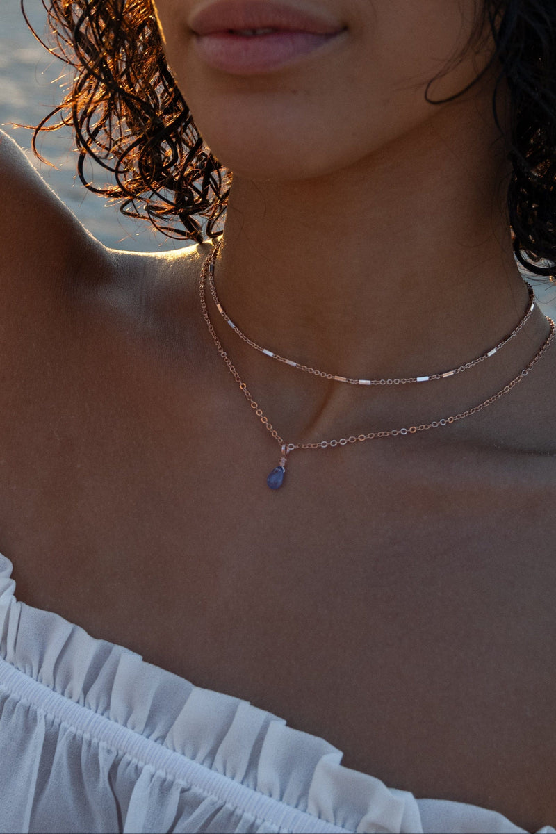 Tanzanite Droplet - December Birthstone