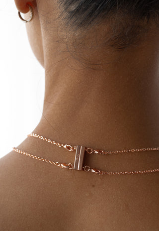 Necklace Connector - Rose Gold