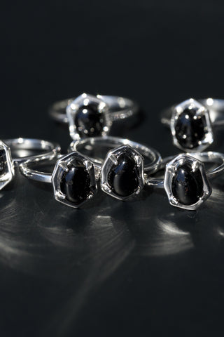 Juniper Pinky Ring Black Tourmaline