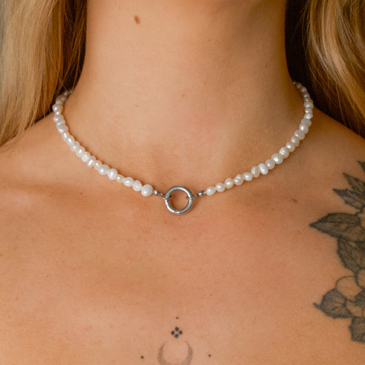 Pearl Charm Necklace