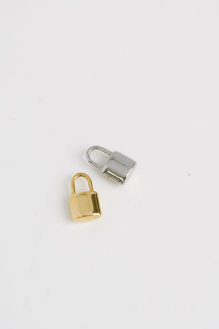 Forever Yours Padlock Charm - Engravable, Silver