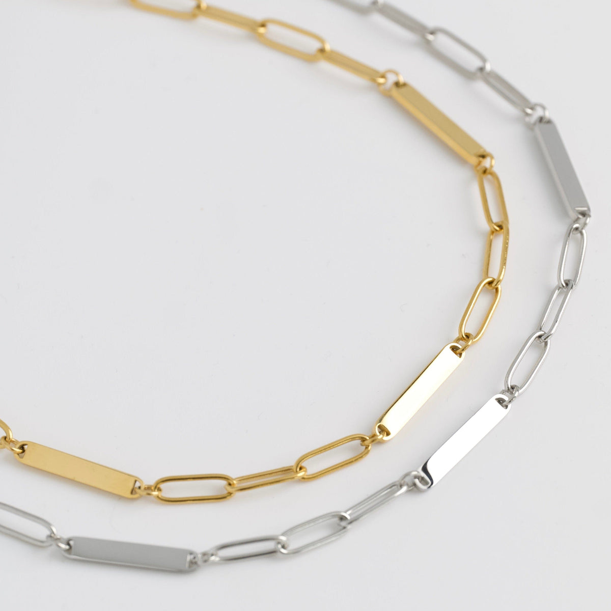 Engraved Bar Necklace