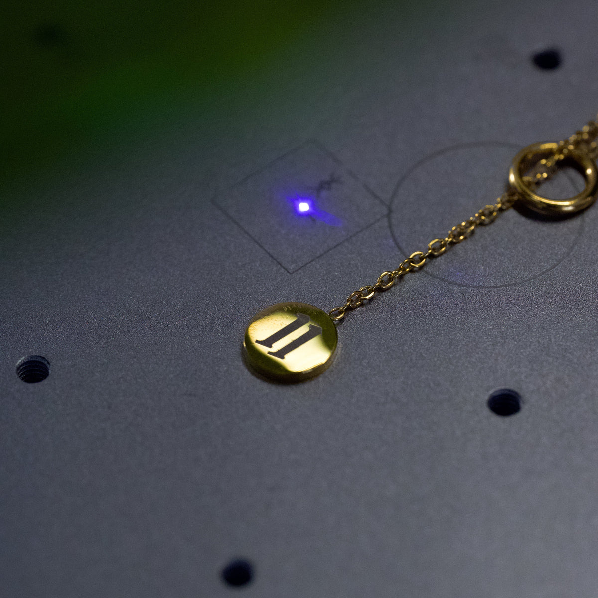 Halo Lariat Necklace