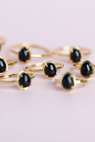 Juniper Ring Black Tourmaline