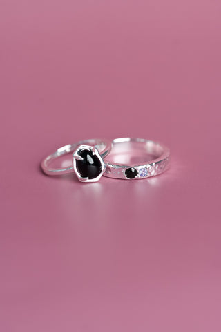 Juniper Ring Black Tourmaline
