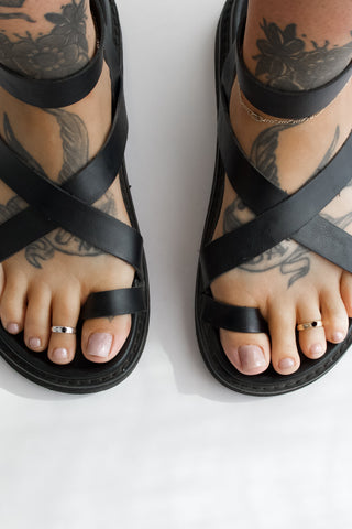 Sahara Toe Ring - Black Tourmaline