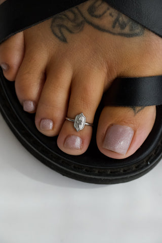 Guardian Snake Toe Ring
