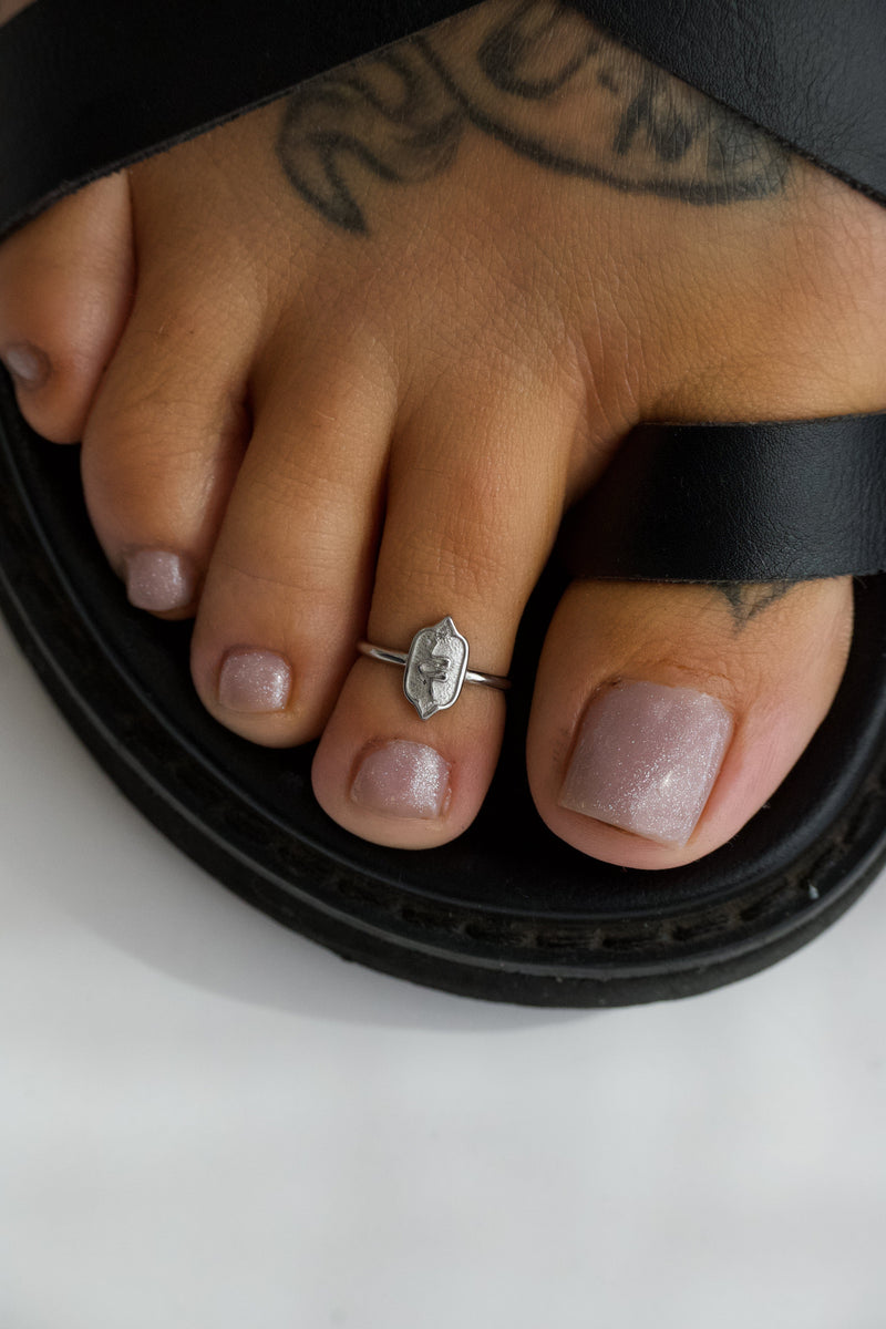 Guardian Snake Toe Ring