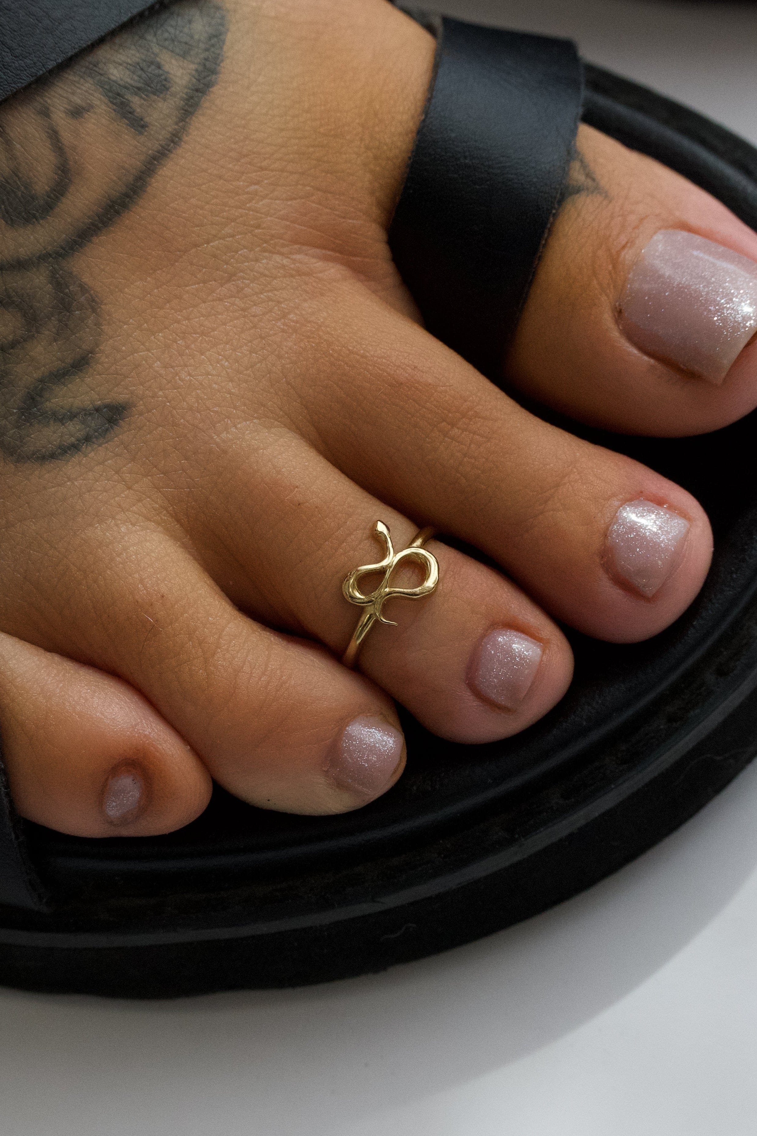 Bastion Snake Toe Ring