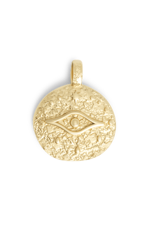 Athena Evil Eye Charm (Gold)